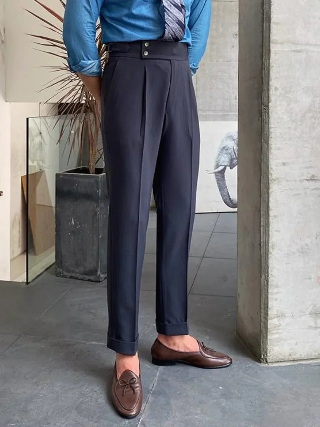 Zalecta | Elegante Klassieke Pantalon