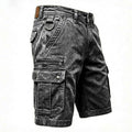 Elias | Comfortabele denim cargoshorts