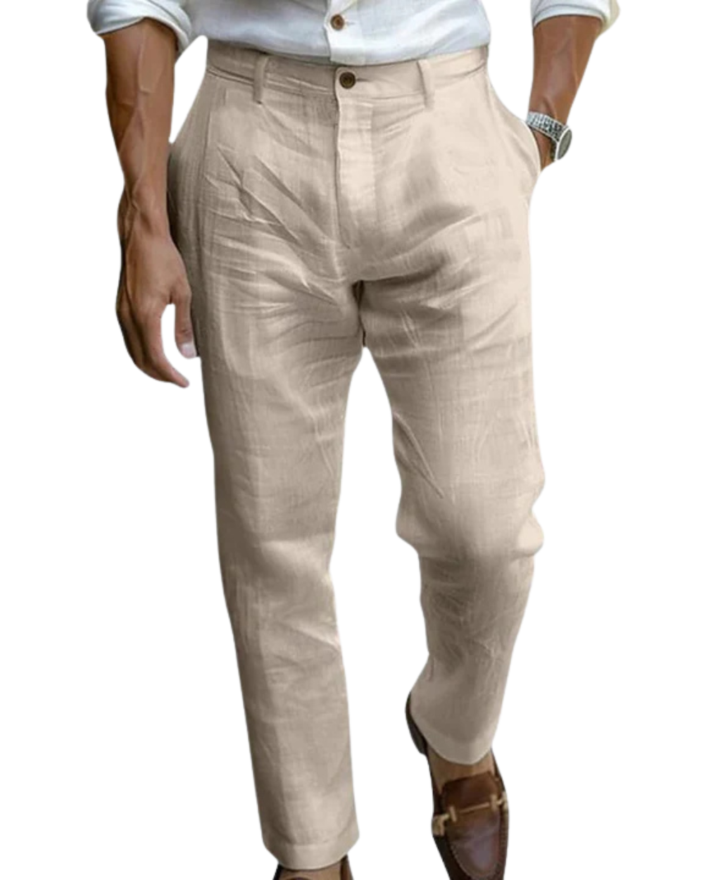 Ivo | Lichte Linnen Broek