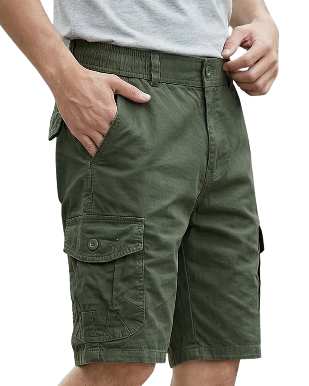 Oliver | Comfortabele katoenen wandelshorts